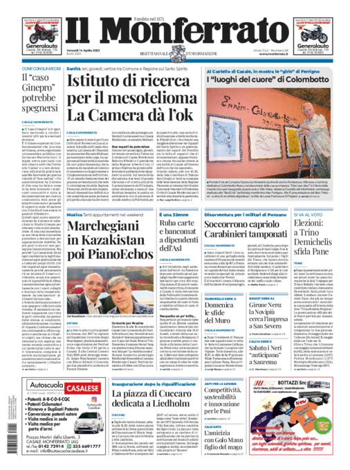 Il Monferrato - Edizione 28 del 14/04/2023